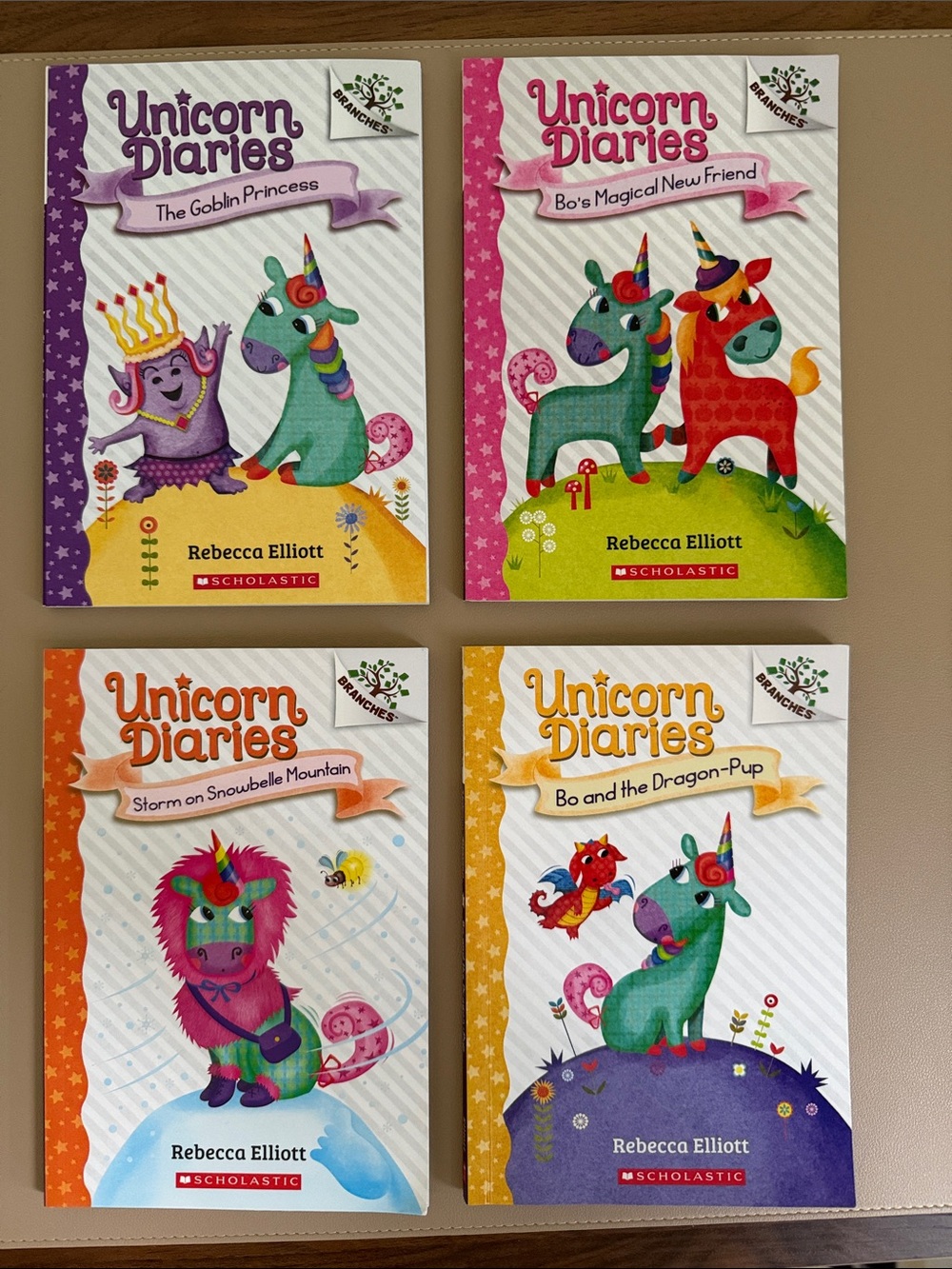 Unicorn Diaries Kids Books - set of 4